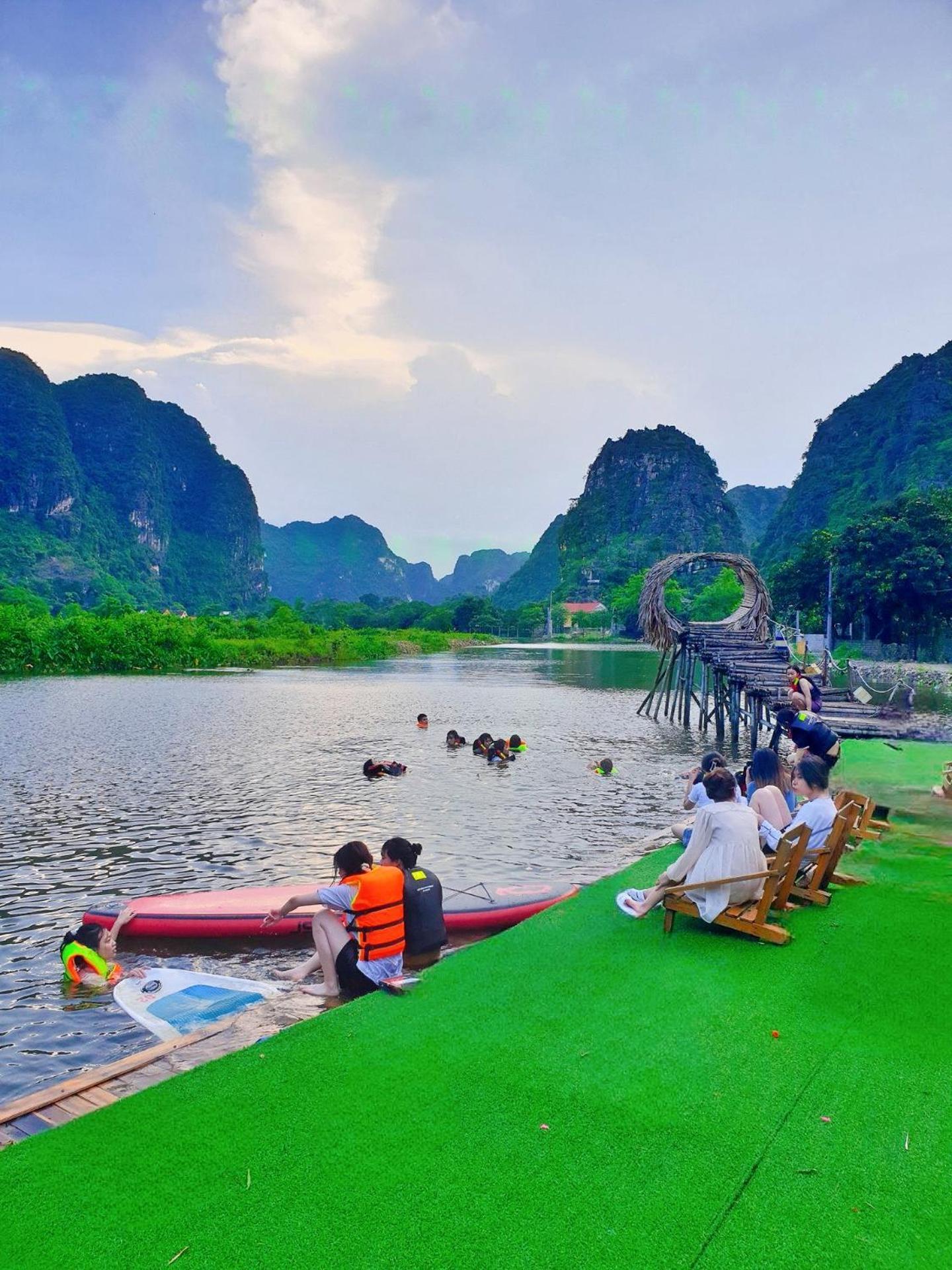 Quoc Khanh Bamboo Homestay Ninh Binh Luaran gambar